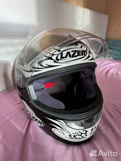 Мотошлем Laser (размер XS) с гарнитурой Cardo