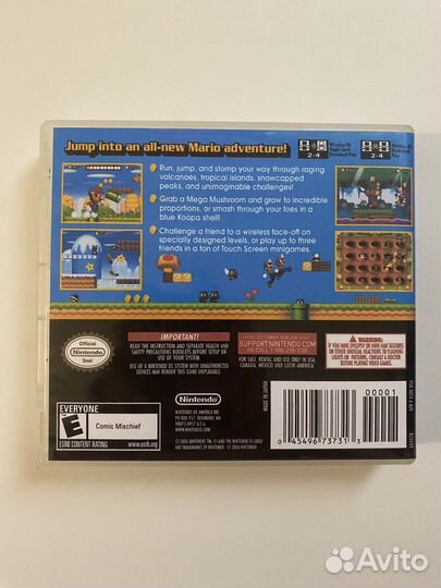 New Super Mario bros. Игра для Nintendo DS