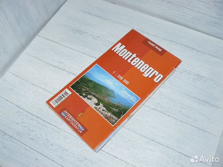 Карта Черногории