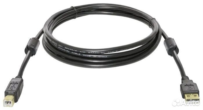 Кабель Defender USB 2.0 A(M) - USB B (M), 3м-Новый