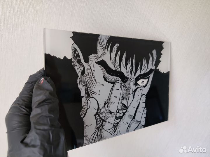 Аниме-картина на орг.стекле 