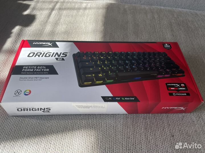 Клавиатура hyperx alloy origins 60
