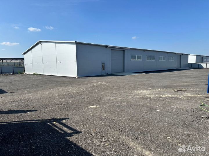 Ангар каркасный