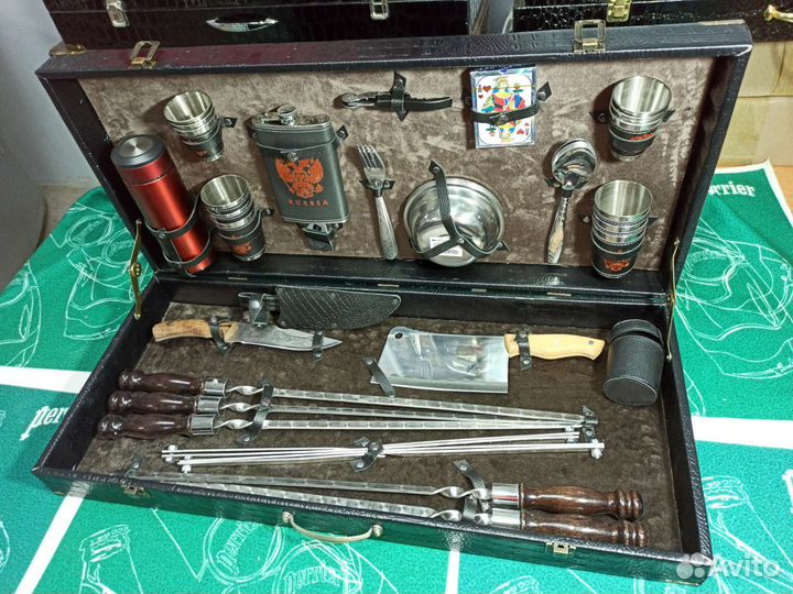 Шашлычный набор для пикника в кейсе