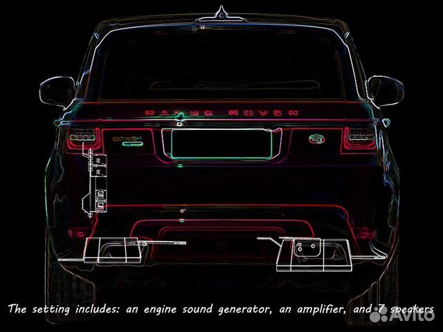 Активный выхлоп enginevox Range Rover Sport II