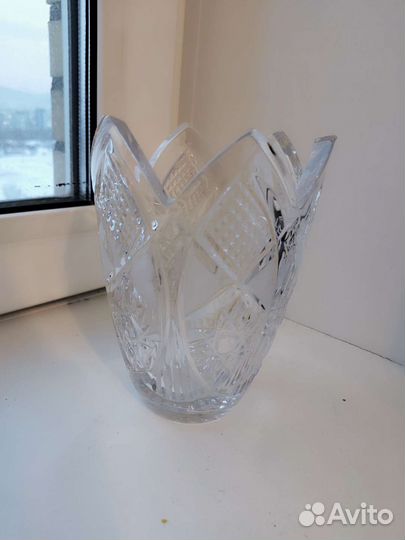 Ваза хрустальная из СССР