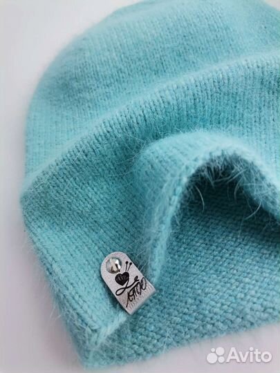 Шапка из пуха норки ручной работы