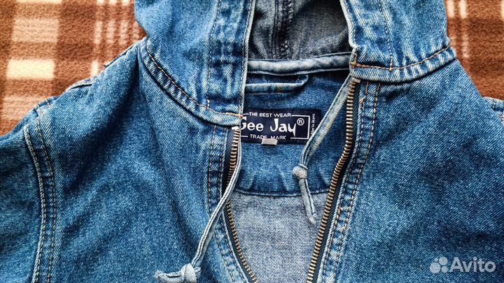 Джинсовая куртка Gee Jay, на молнии, размер 24