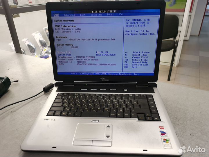 Ноутбук в разбор