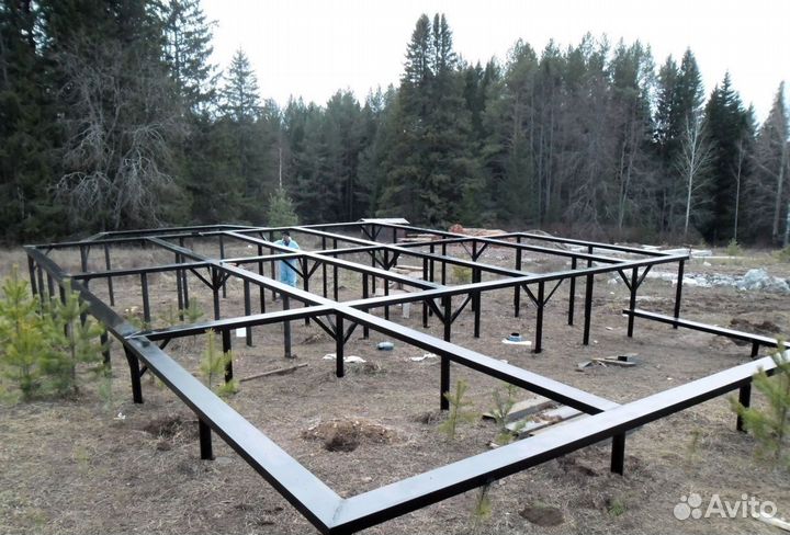 Винтовые сваи с монтажом