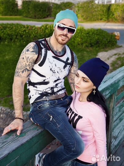 Летняя шапочка-бини унисекс цвета мяты №12