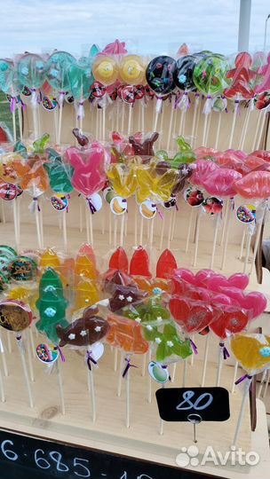 Леденцы ручная работа сахар, изомальт