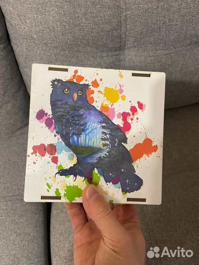 Деревянные пазлы с разными рисунками