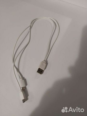 Micro-usb кабель двойной
