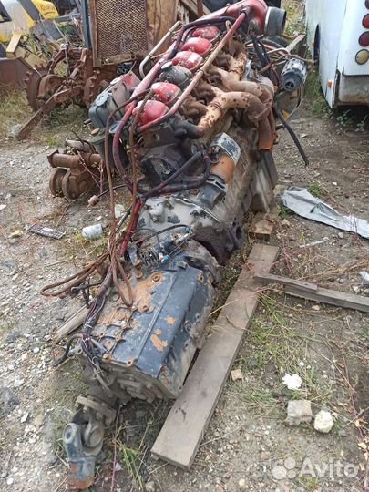 Двигатель с коробкой для автомобиля MAN