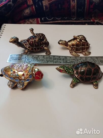 Шкатулка для украшений черепаха