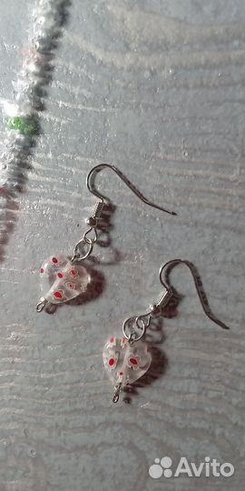 Комплект бижутерии (муранское стекло)