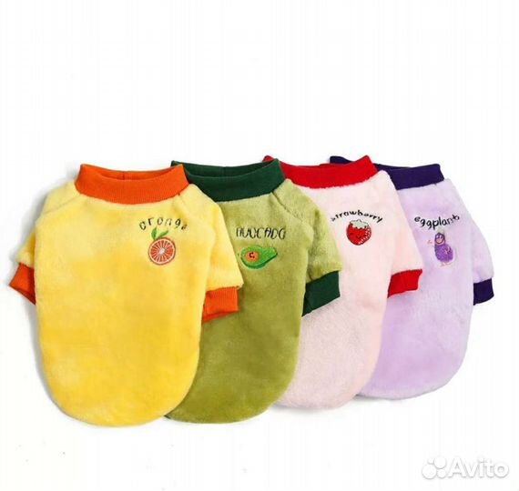 Зимняя теплая толстовка для собак