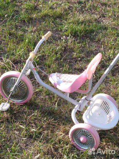 Велосипед детский 3х колесный розовый