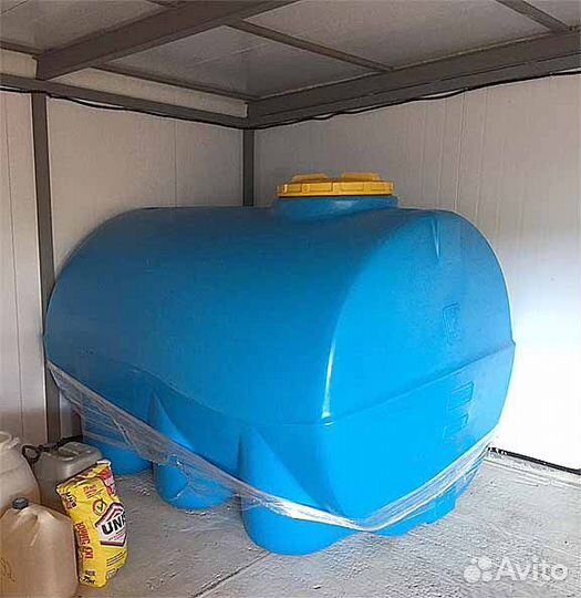 Пластиковый резервуар для воды 5 куб