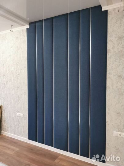 Мягкие стеновые панели с профилем