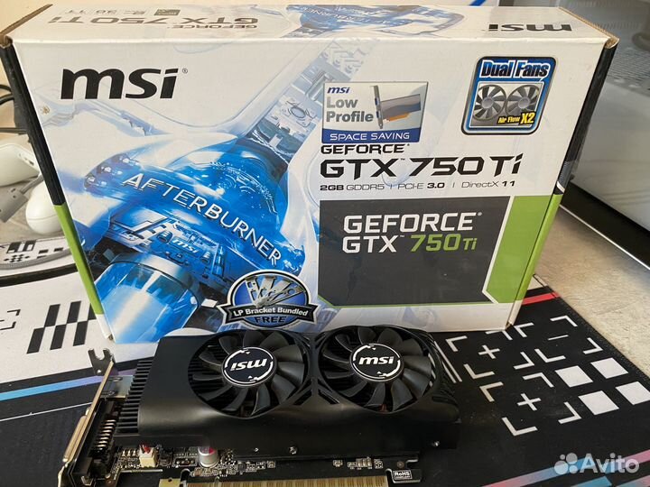Видеокарта GTX 750 TI 2 Gb