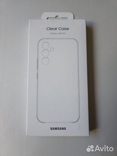 Чехол Clear Case на Samsung A54 оригинал