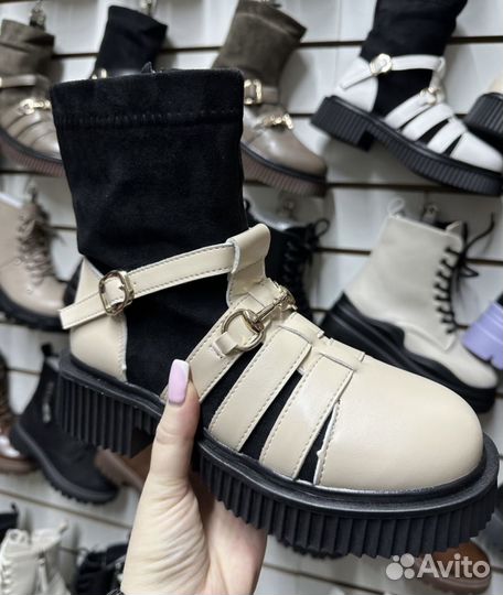 Ботинки челси женские 38