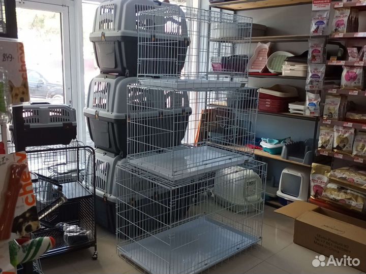 Клетки, переноски для собак