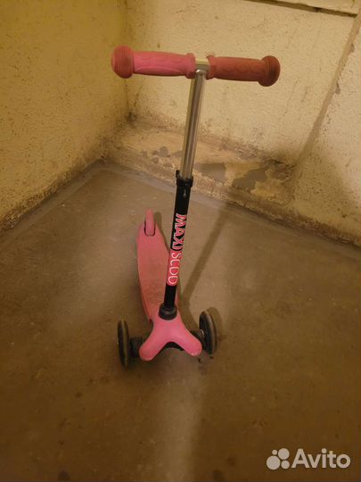 Самокат детский трехколесный бу