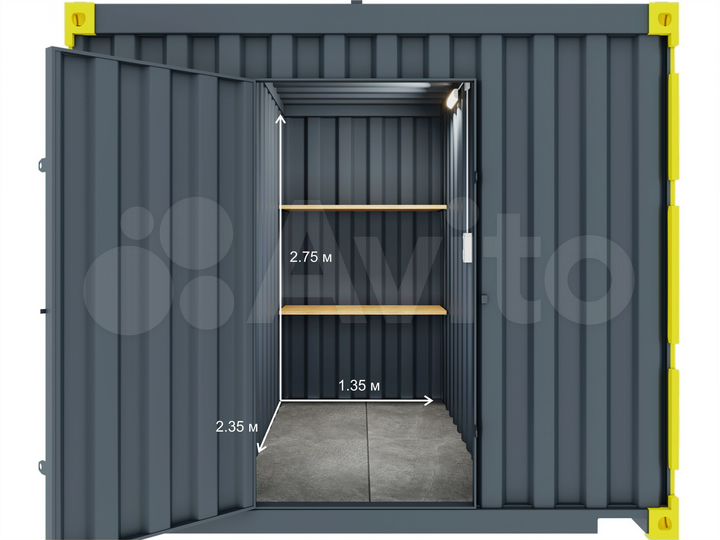 Склад - Кладовка 3 м² в мкр. Виз-Заречный