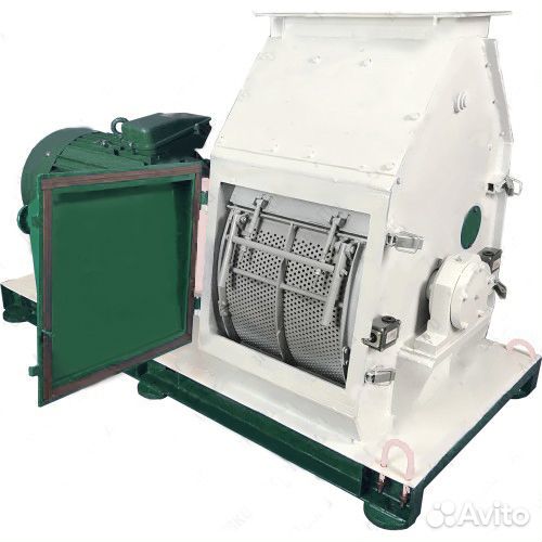 Молотковая зернодробилка, 6 т/ч, 64 молотков