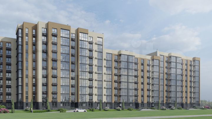 2-к. квартира, 67,3 м², 4/10 эт.