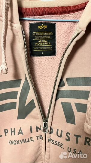 Зип худи alpha industries
