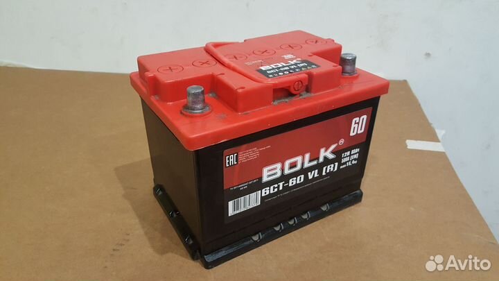 Аккумулятор бу 60Ач 500А