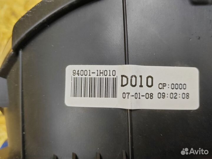 Приборная панель Kia ceed Ed