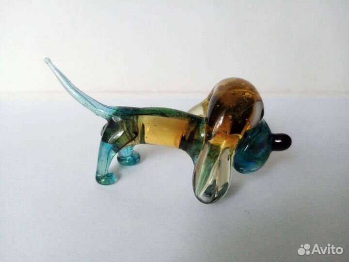 Стеклянные фигурки животных