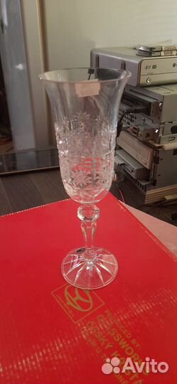 Хрустальные бокалы чехия. Богемия