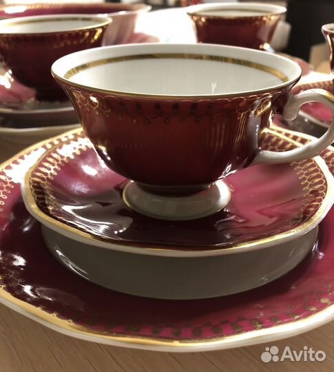 Чайный фарфоровый сервиз Каролина Польша