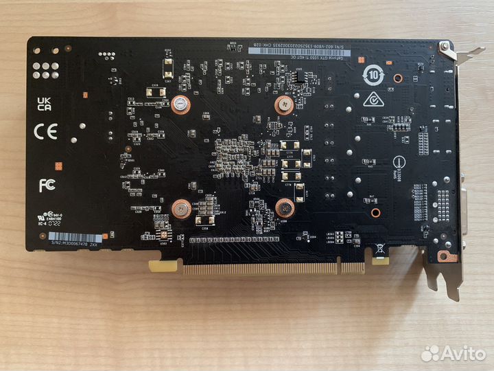 Видеокарта Msi gtx 1050 ti 4GB