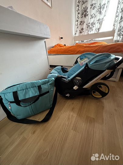 Автокресло-коляска foofoo в полной комплектации