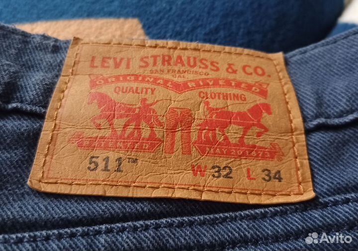 Levis 511 White Tab, высокий рост