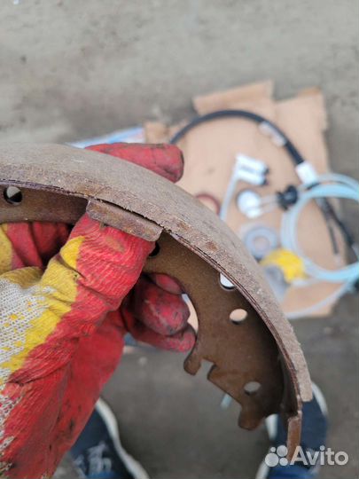 Колодки задние на ниву