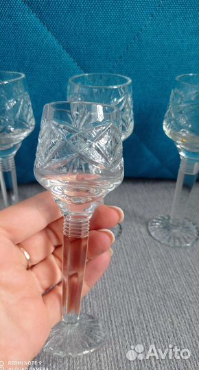 Рюмки на ножке хрусталь