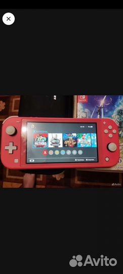 Nintendo switch lite с играми