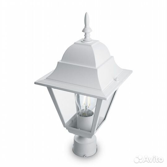 Светильник садовый на столб PL4103 е27 белый