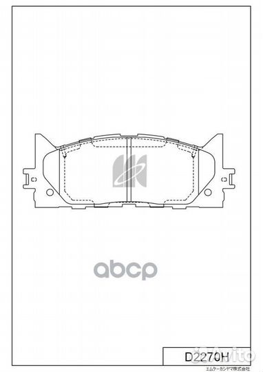 Колодки тормозные 07 2.43.5 перед. антискрипными