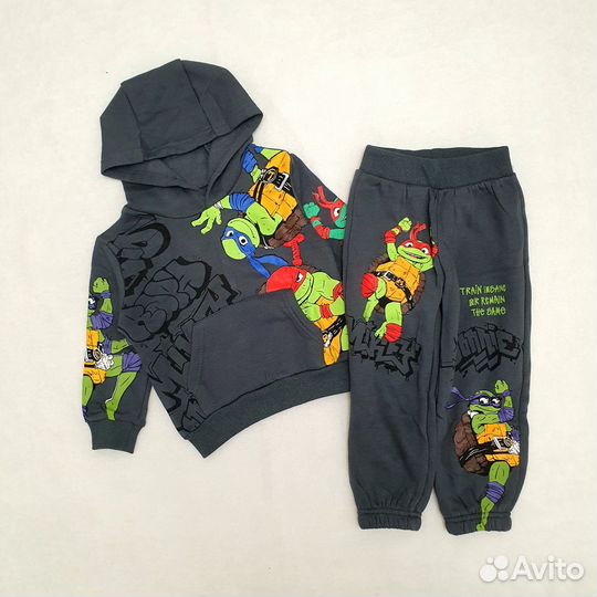 Костюм с начёсом Черепашки нидзя 86,92