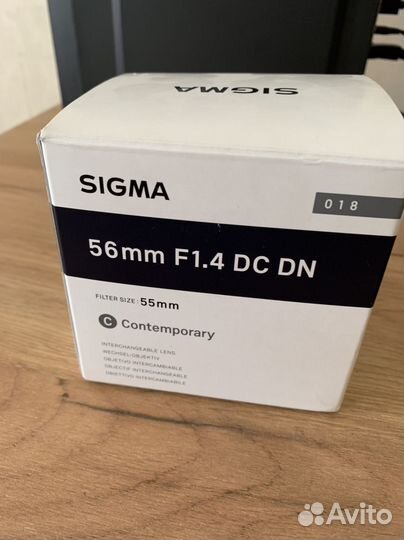 Объектив Sigma 56mm F1.4 Canon EF-M