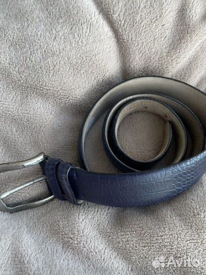 Мужской кожаный ремень италия